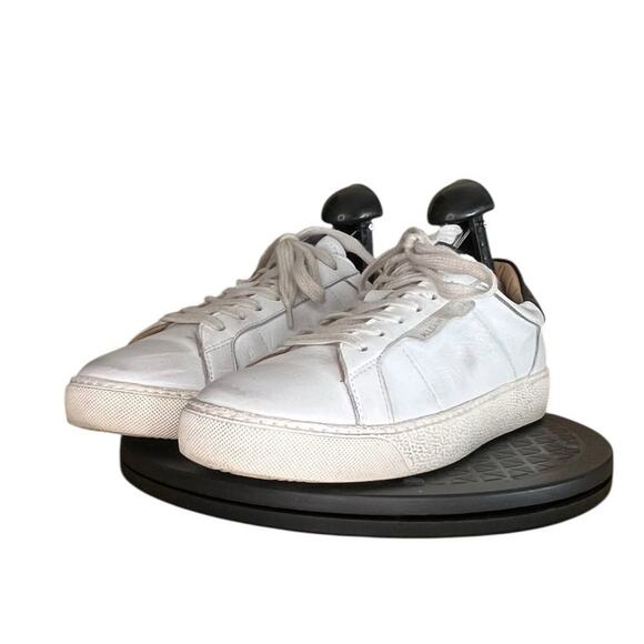 Womens AllSaints Sheer Low Top Classic Sneakers Size 7 White - Picture 2 of 6